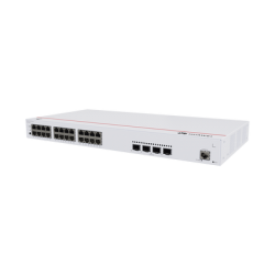 Huawei Switch Acceso eKit Administrable, Capa 2, 24 Puertos PoE+, 4 Puertos SFP+, 400 W, Sin Licenciamiento