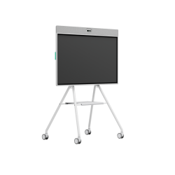 White Rally Board 65, all-in-one collaboration device with powerful audio and video with a 65-inch touchscreen