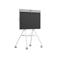 White Rally Board 65, all-in-one collaboration device with powerful audio and video with a 65-inch touchscreen