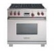 Estufa Dual Wolf DF36 36" Gas 6 Quemadores 15000/9000Btu USD