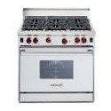 Estufa de Gas Wolf R36 36" 4 Quemadores 15000/9000Btu Enc USD