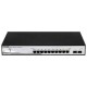 Switch&nbsp;D-LINK DGS-1210-10P 10Pts Gigabit 8 POE 2Pts SFP Admin