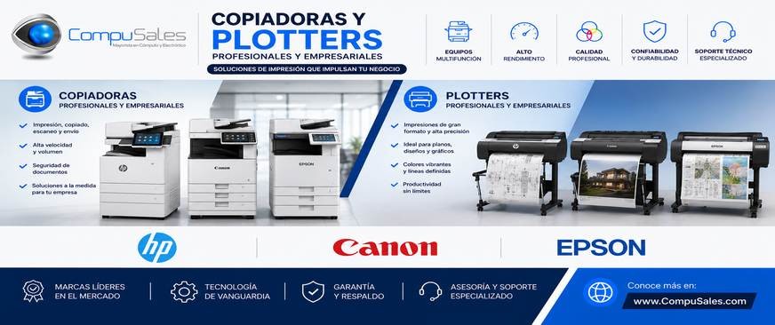 Plotters y Copiadoras